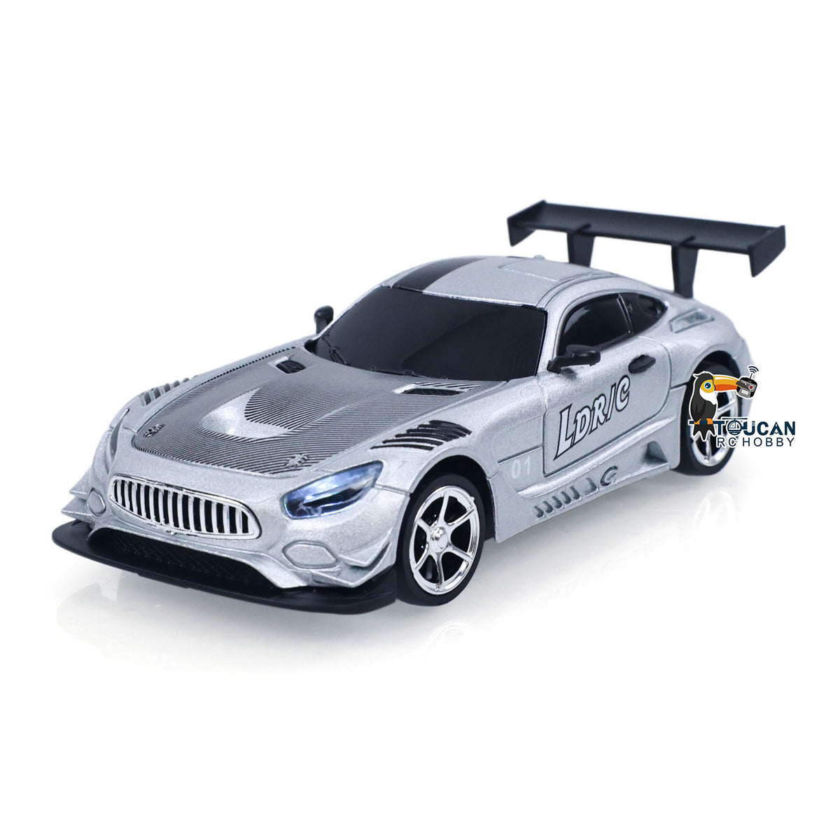 TOUCAN RC HOBBY LDRC LD4301 1/43 Radio Control Drifting Car 4X4 RC Racing Vehicle Model Metal Body Shell 2Speed LED Lights No Sound System