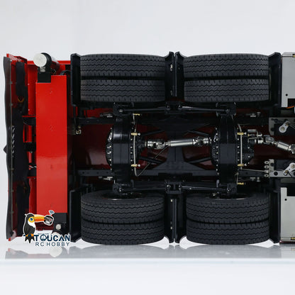 TOUCAN RC HOBBY 1/14 Hydraulic RC Crane Tractor Truck 8x8 Electric Car Quick Attached Bucket Standard Wheel Reduction Axle Three-speed Gearbo