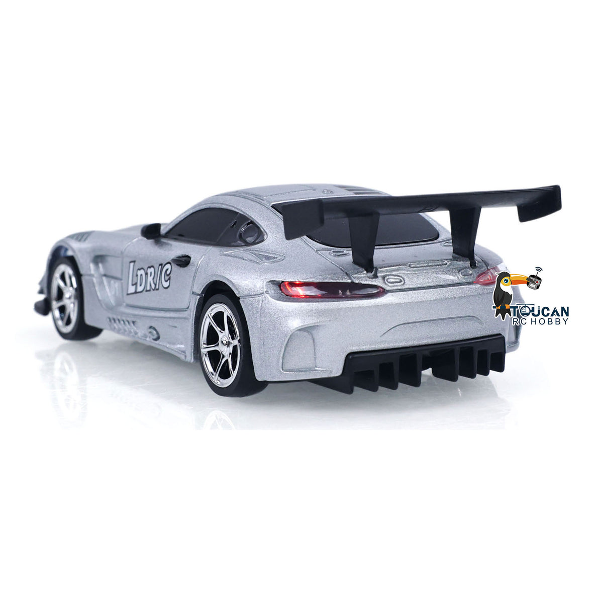 TOUCAN RC HOBBY LDRC LD4301 1/43 Radio Control Drifting Car 4X4 RC Racing Vehicle Model Metal Body Shell 2Speed LED Lights No Sound System