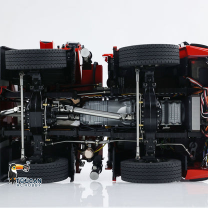 TOUCAN RC HOBBY 1/14 Hydraulic RC Crane Tractor Truck 8x8 Electric Car Quick Attached Bucket Standard Wheel Reduction Axle Three-speed Gearbo