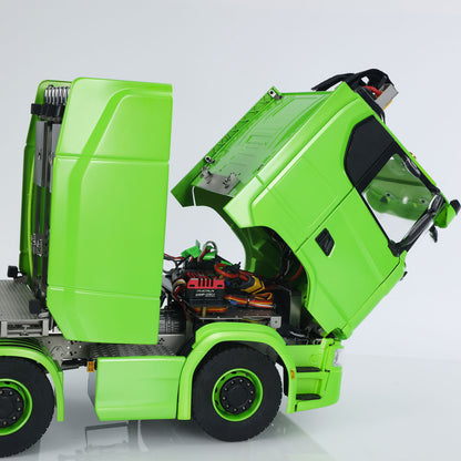 8x8 Metallchassis 1/14 RC Sattelzugmaschine 770S Funkfernsteuerung LKW ST8 Sender Batterie RTR Warnleuchten Scheinwerfer Magnetdach