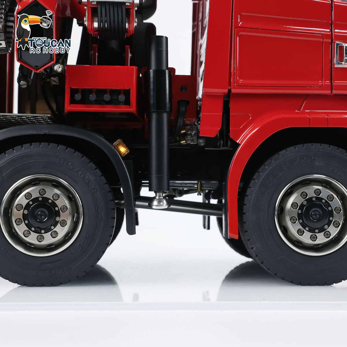 TOUCAN RC HOBBY 1/14 Hydraulic RC Crane Tractor Truck 8x8 Electric Car Quick Attached Bucket Standard Wheel Reduction Axle Three-speed Gearbo