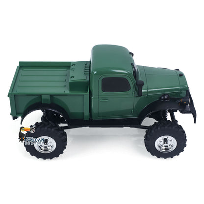 TOUCAN RC HOBBY Udi RC UCX2401 4WD 2Speed Gearbox 1/24 Remote Control Crawler RC Off Road Car Metal Chassis Rail RTR Brushed Motor Light No Sound