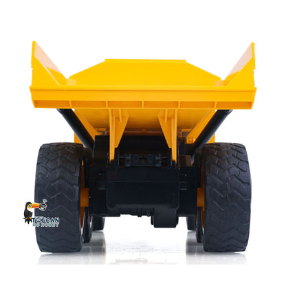 HUINA 1/16 Half Metal Electric Remote Control Dump Truck 553 RC Construction Vehicle Tipper Lights Sounds Effect RTR Model