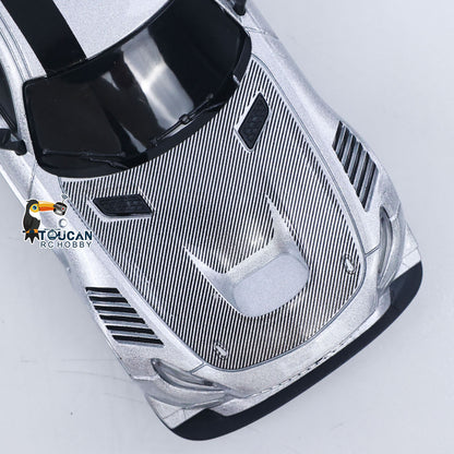 TOUCAN RC HOBBY LDRC LD4301 1/43 Radio Control Drifting Car 4X4 RC Racing Vehicle Model Metal Body Shell 2Speed LED Lights No Sound System