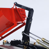 8X8 1/14 Hydraulischer RC Vollkipper Metall Fernbedienung Roll On Off Kipper BZ 3363 Automodell Sounds Lichter FlySky ST8 Radio