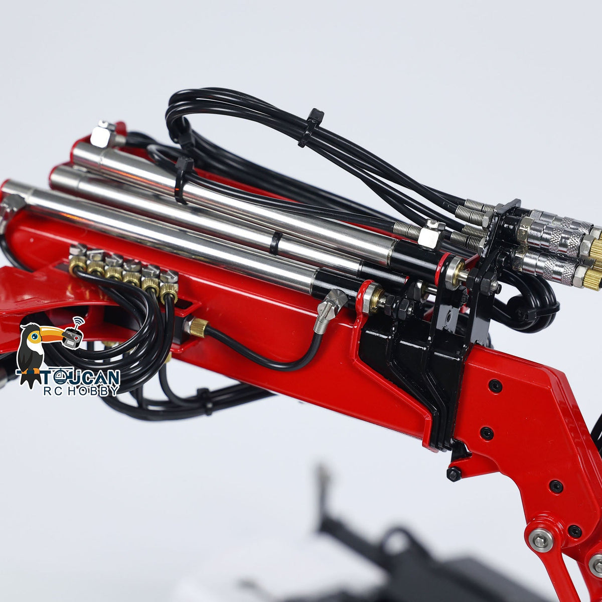 TOUCAN RC HOBBY  8x8 1/14 RC Hydraulic Crane Tractor Truck Fly Jib Remote Control Cars Model
