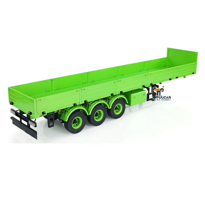 Toucanhobby 3 Axles 1/14 Metal RC Semi Trailer Engineering Vehicle Manual lifting legs for Remote Control Tractor Truck Model