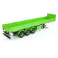 Toucanhobby 3 Axles 1/14 Metal RC Semi Trailer Engineering Vehicle Manual lifting legs for Remote Control Tractor Truck Model