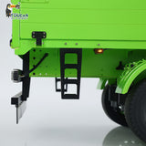 Toucanhobby 3 Axles 1/14 Metal RC Semi Trailer Engineering Vehicle Manual lifting legs for Remote Control Tractor Truck Model