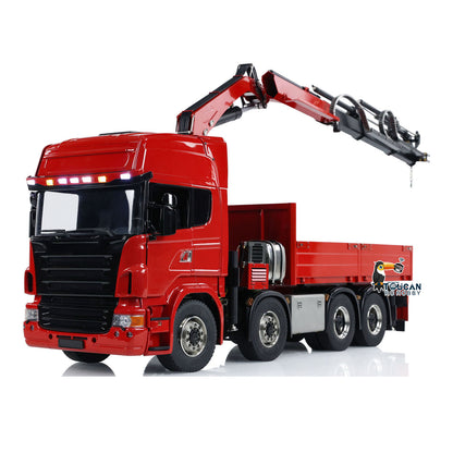 TOUCAN RC HOBBY 1/14 Hydraulic RC Crane Tractor Truck 8x8 Electric Car Quick Attached Bucket Standard Wheel Reduction Axle Three-speed Gearbo