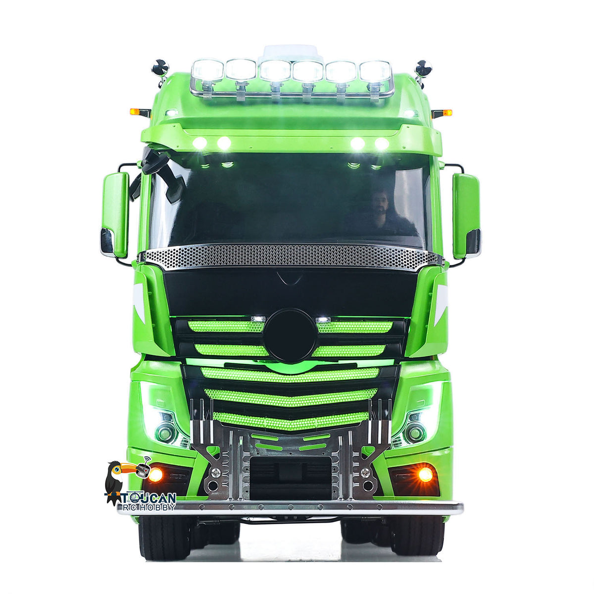 In Stock TOUCAN RC HOBBY Unitru-01 3363 1/14 RC Tractor Truck Remote Control Lorry Car 10*10 Metal Chassis Smoke ST8 Radio Differential Lock RTR Light