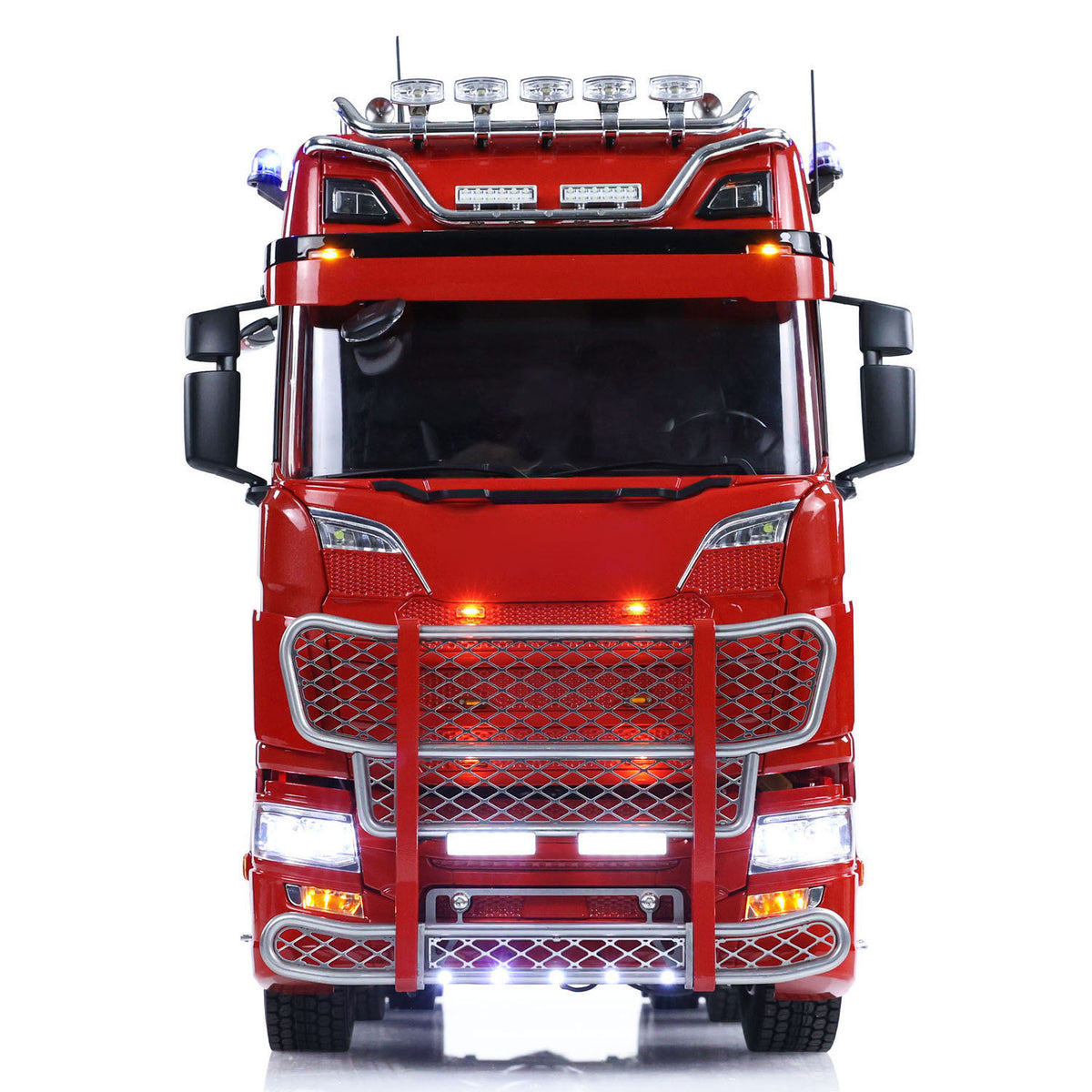 1/14 RC Sattelzugmaschine 770S 8x8 Metallchassis Fernbedienung LKW Sperrdifferential 3-Gang-Kabinenfederung Raucher ST8 Batterie