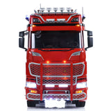 IN STOCK 1/14 RC Tractor Truck 770S 8x8 Metal Chassis Remote Control Lorry Lock Differential 3Speed Cab Suspension Smoking ST8 Battery