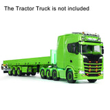Toucanhobby 3 Axles 1/14 Metal RC Semi Trailer Engineering Vehicle Manual lifting legs for Remote Control Tractor Truck Model