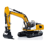 MTM 946 Metal 1/14 RC Hydraulic Excavator Remote Control Digger T12D Radio Controller for Garden Landscaping