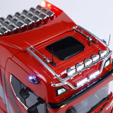 IN STOCK 1/14 RC Tractor Truck 770S 8x8 Metal Chassis Remote Control Lorry Lock Differential 3Speed Cab Suspension Smoking ST8 Battery