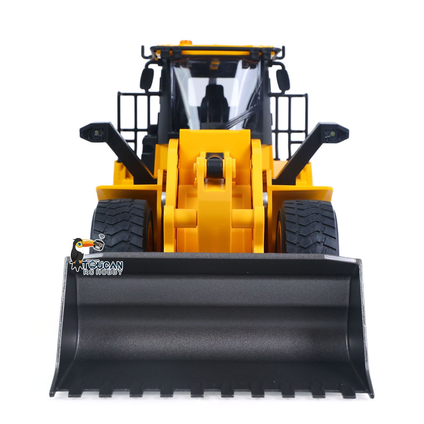 HUINA 1/16 Half Metal Electric Remote Control Loader 552  Mini RC Engineering Vehicle Model Radio Lights Effect Sounds Effects