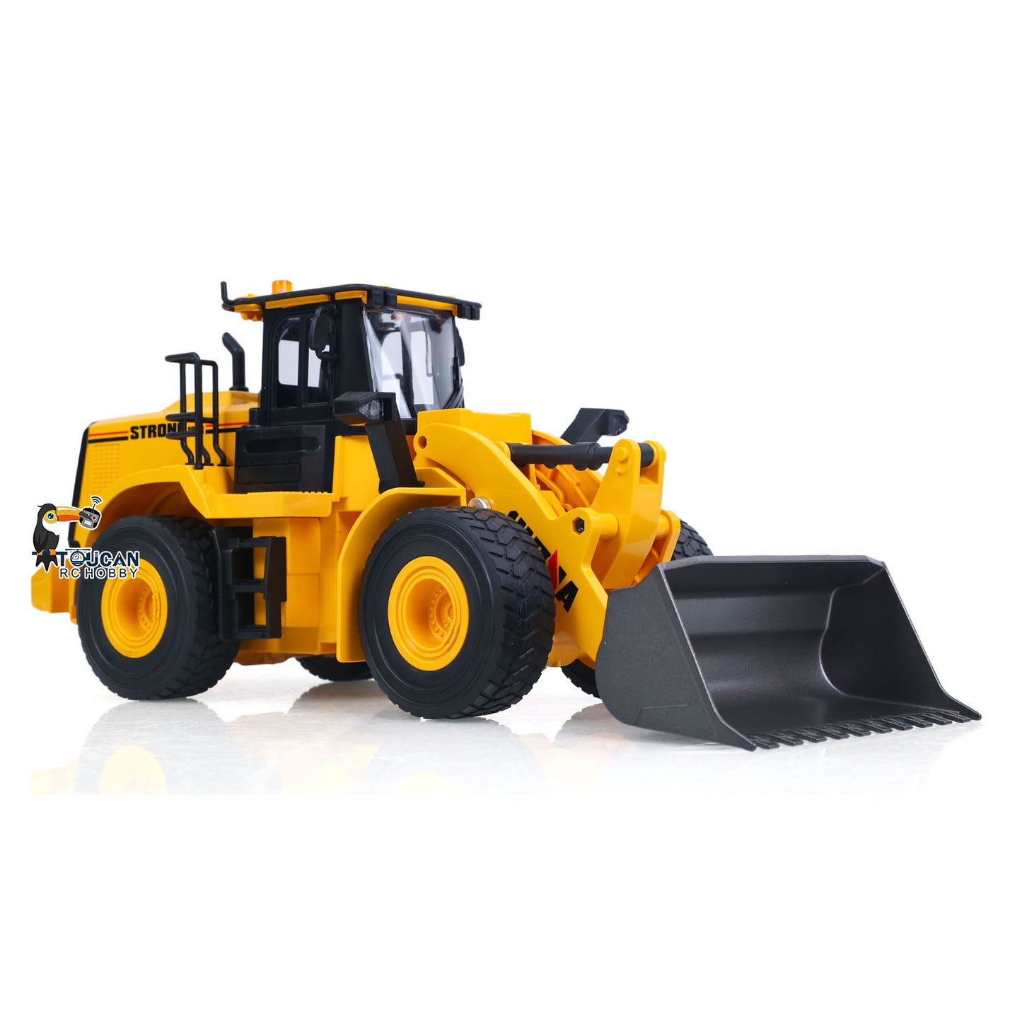 HUINA 1/16 Half Metal Electric Remote Control Loader 552  Mini RC Engineering Vehicle Model Radio Lights Effect Sounds Effects