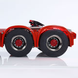 IN STOCK 1/14 RC Tractor Truck 770S 8x8 Metal Chassis Remote Control Lorry Lock Differential 3Speed Cab Suspension Smoking ST8 Battery