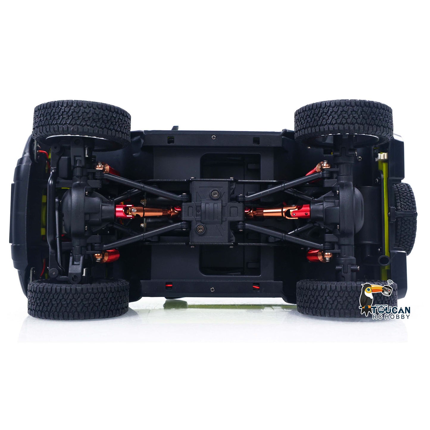 1/16 HG 210 RC Off Road Car Remote Control Electric Crawler Sound Light Smoke Unit Metal Gear Drive Shaft Battery Charger