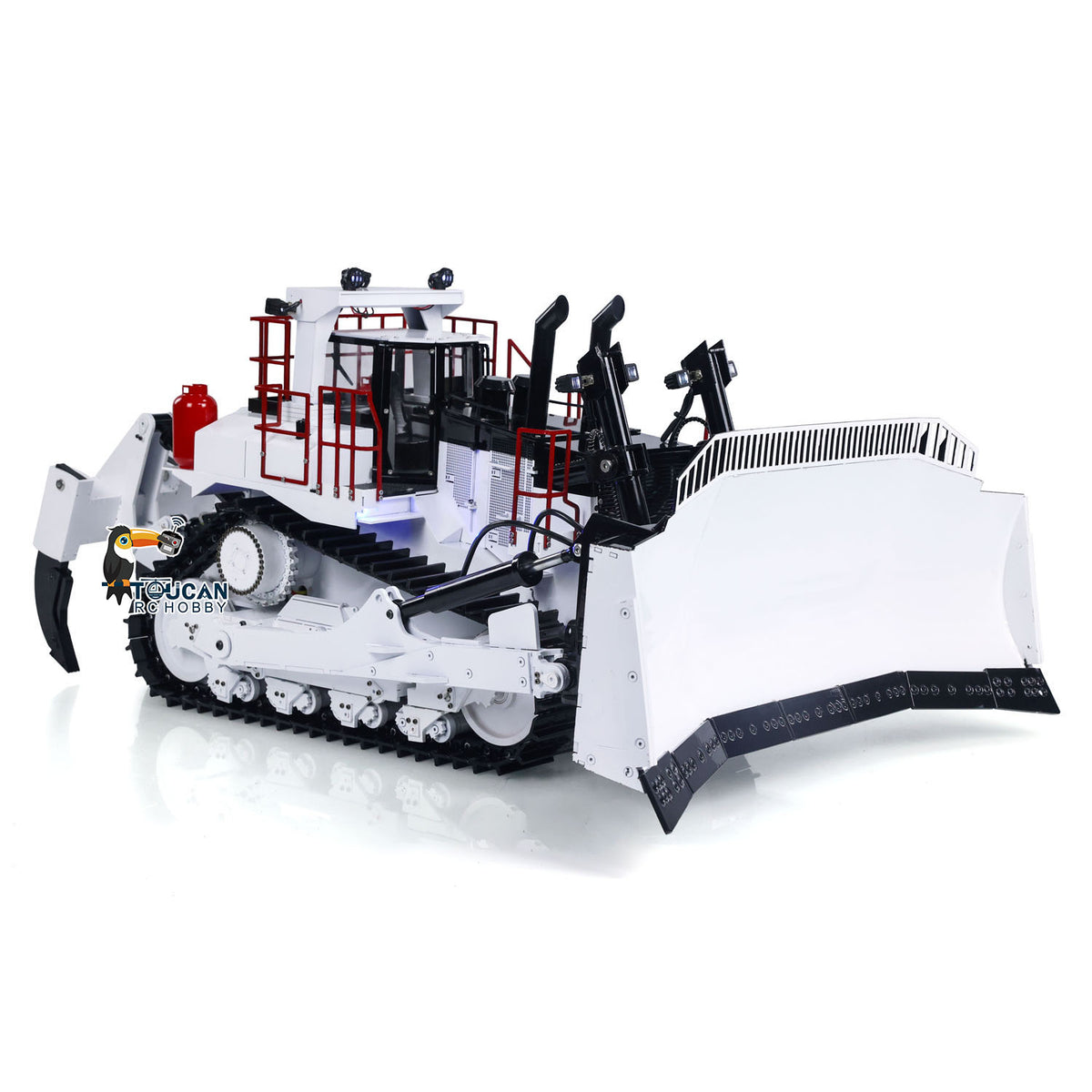 BSM-1-14-BA 1/14 Scale Heavy Duty Metal Hydraulic Bulldozer Complete Set w/PL18EV & Smoking Unit