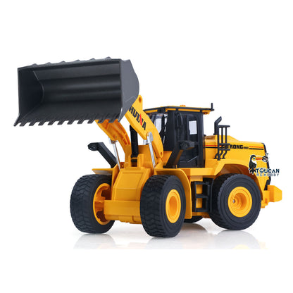HUINA 1/16 Half Metal Electric Remote Control Loader 552  Mini RC Engineering Vehicle Model Radio Lights Effect Sounds Effects