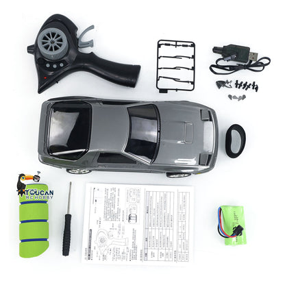 TOUCAN RC HOBBY LDRC 1/18 RX7 RC Racing Car RWD Gyroscope Wireless Control Drift Vehicles LD1802 Premium Mini Drift Design All-Nylon Chassis RC Model