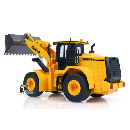 HUINA 1/16 Half Metal Electric Remote Control Loader 552  Mini RC Engineering Vehicle Model Radio Lights Effect Sounds Effects