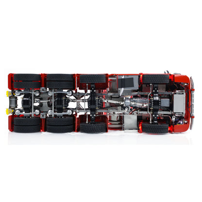 1/14 RC Sattelzugmaschine 770S 8x8 Metallchassis Fernbedienung LKW Sperrdifferential 3-Gang-Kabinenfederung Raucher ST8 Batterie