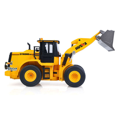 HUINA 1/16 Half Metal Electric Remote Control Loader 552  Mini RC Engineering Vehicle Model Radio Lights Effect Sounds Effects