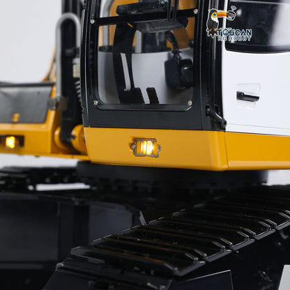 MTM-BA-946 1/14 Metal Hydraulic RC Crawler Excavator Standard 2-Section Boom w/Hydraulic Grab & 3 Attachments PNP No Battery