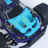 SCY 18101 Muti-Terrain 1/18 2.4GHz Sync Remote Control Off Road Vehicle PVC Body RC Electric Monster Truck Wheelie Bar LED Light