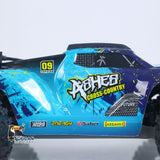 SCY 18101 Muti-Terrain 1/18 2.4GHz Sync Remote Control Off Road Vehicle PVC Body RC Electric Monster Truck Wheelie Bar LED Light