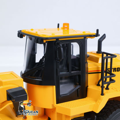 HUINA 1/16 Half Metal Electric Remote Control Loader 552  Mini RC Engineering Vehicle Model Radio Lights Effect Sounds Effects