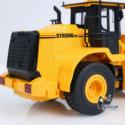 HUINA 1/16 Half Metal Electric Remote Control Loader 552  Mini RC Engineering Vehicle Model Radio Lights Effect Sounds Effects