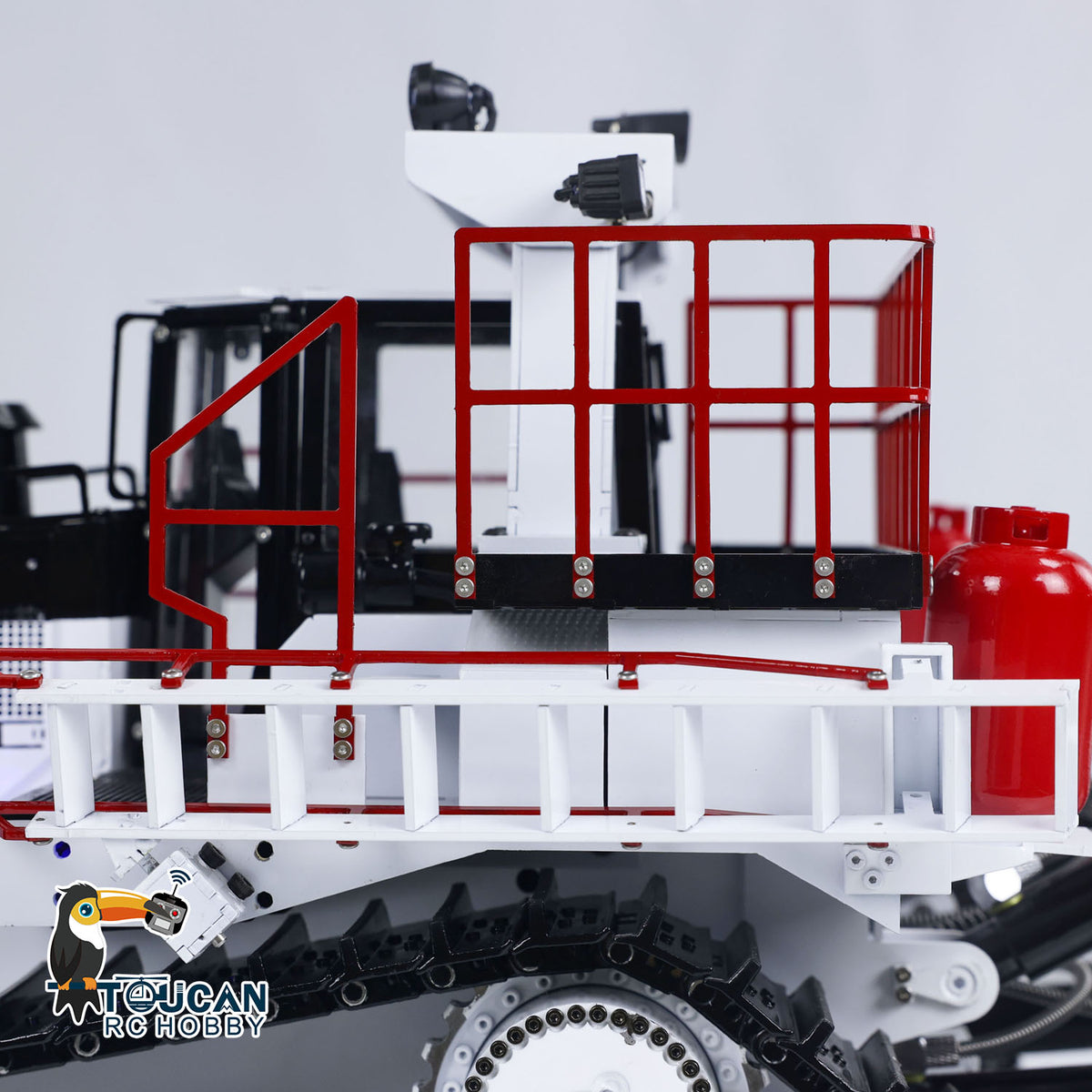 BSM-1-14-BA Ready to Run 1/14 Metal Hydraulic Bulldozer w/3 Plows, Ladder, Smoking Exhaust & Radio