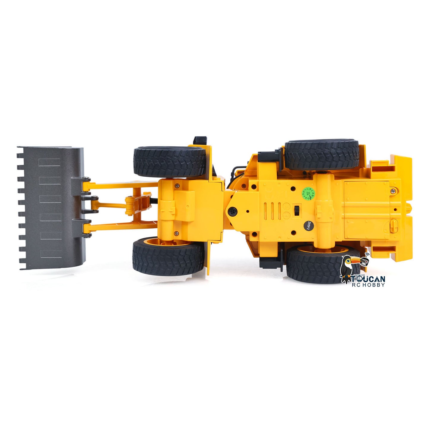 HUINA 1/16 Half Metal Electric Remote Control Loader 552  Mini RC Engineering Vehicle Model Radio Lights Effect Sounds Effects