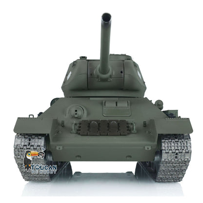 Henglong 1/16 TK7.0 Soviet Union T34-85 3909 RTR RC Tank BB IR Barrel Recoil 360 Degrees Turret Metal Tracks Sprockets Idlers Road Wheels