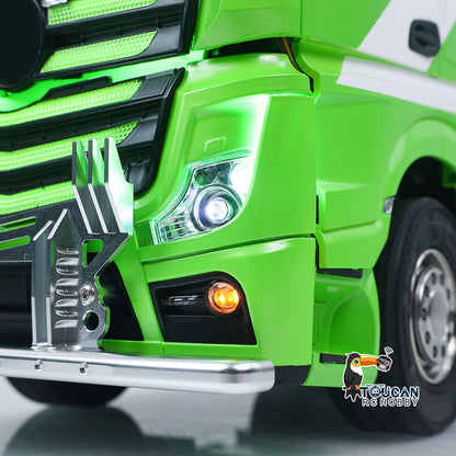 In Stock TOUCAN RC HOBBY Unitru-01 3363 1/14 RC Tractor Truck Remote Control Lorry Car 10*10 Metal Chassis Smoke ST8 Radio Differential Lock RTR Light