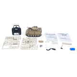 TD 1/16 RC Military Tank M2412-A M113A1 MRV 320 Turret Rotary Barrel Recoil Elevation Infrared Driving Wheel Idlers Gearbox