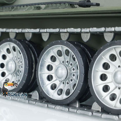 Henglong 1/16 TK7.0 Soviet Union T34-85 3909 RTR RC Tank BB IR Barrel Recoil 360 Degrees Turret Metal Tracks Sprockets Idlers Road Wheels
