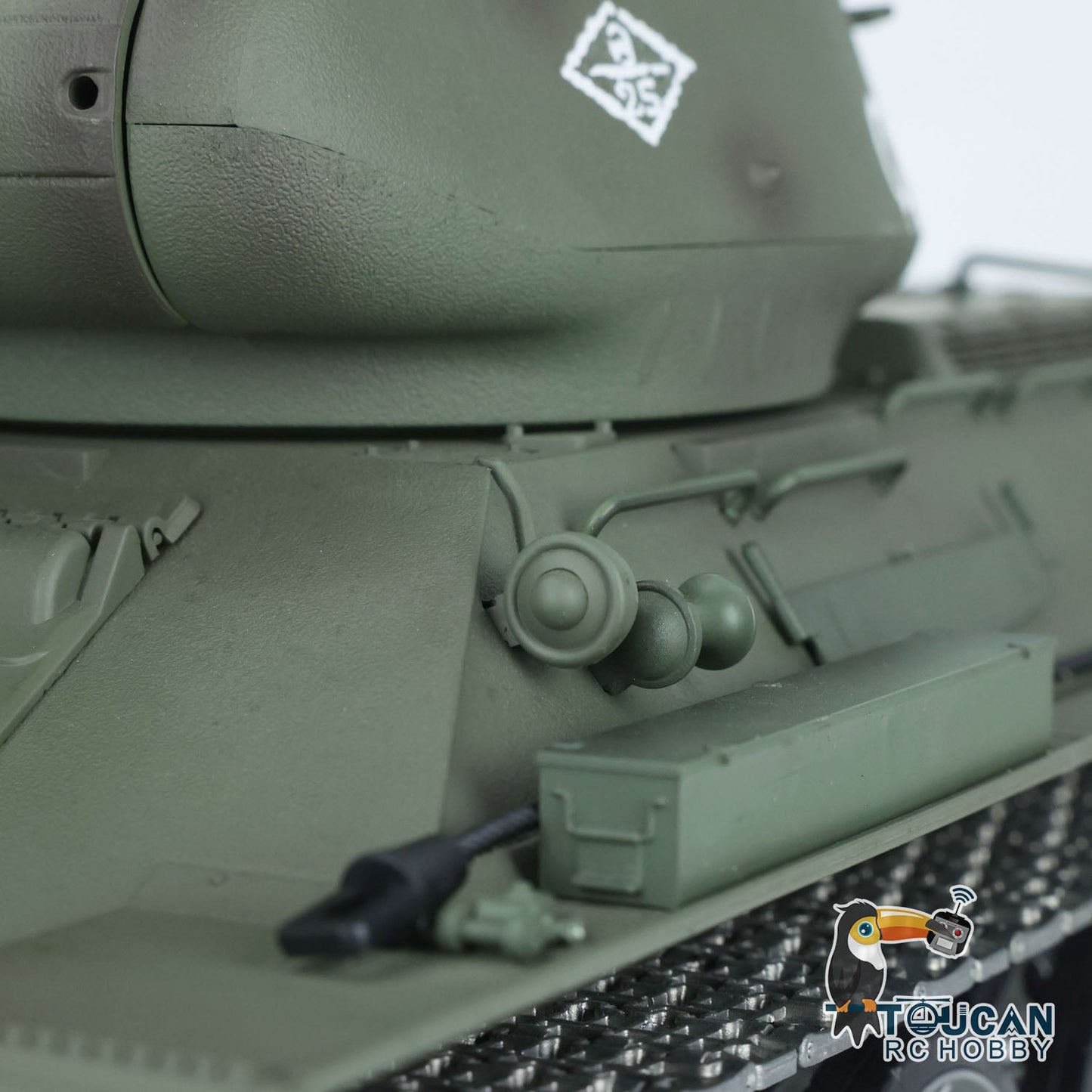 Henglong 1/16 TK7.0 Soviet Union T34-85 3909 RTR RC Tank BB IR Barrel Recoil 360 Degrees Turret Metal Tracks Sprockets Idlers Road Wheels