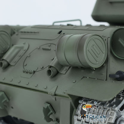 2,4 GHz Henglong 1/16 TK7.0 Kunststoff Sowjetischer T34-85 Ready To Run Ferngesteuerter Panzer 3909 360 Turmketten Kettenräder Leiträder