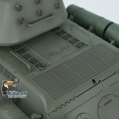 Henglong 1/16 TK7.0 Soviet Union T34-85 3909 RTR RC Tank BB IR Barrel Recoil 360 Degrees Turret Metal Tracks Sprockets Idlers Road Wheels
