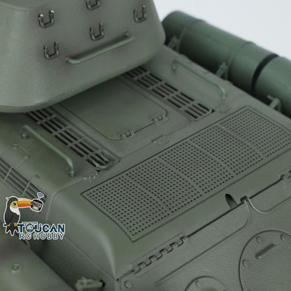 2,4 GHz Henglong 1/16 TK7.0 Kunststoff Sowjetischer T34-85 Ready To Run Ferngesteuerter Panzer 3909 360 Turmketten Kettenräder Leiträder