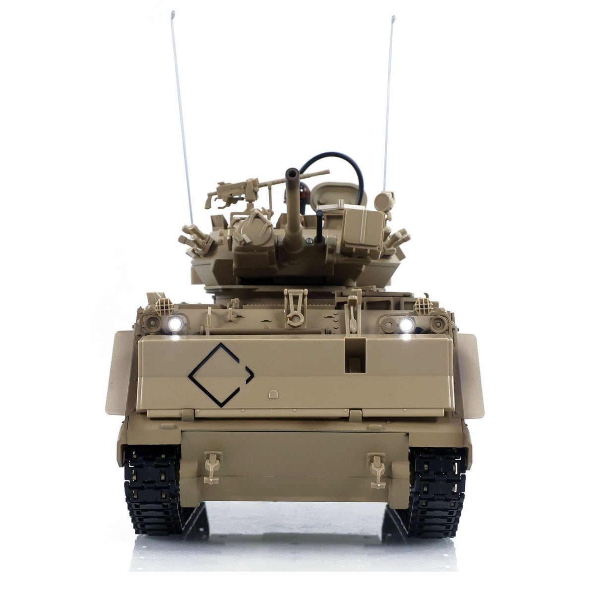 TOUCAN RC HOBBY TD 1/16 RC Military Tank M2412-A M113A1 MRV 320 Turret Rotary Barrel Recoil Elevation Infrared Driving Wheel Idlers Gearbox