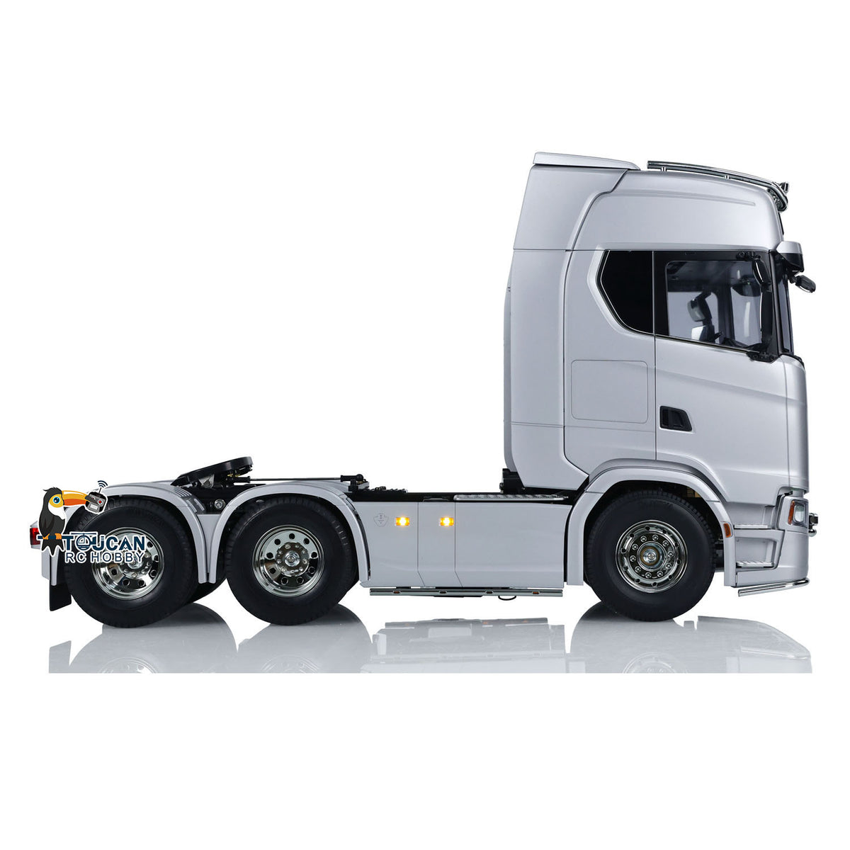 TMY-56373 1/14 Scale 6x4 RC Semi Truck w/3-Speed Transmission Light Sound ST8 Receiver Battery Charger