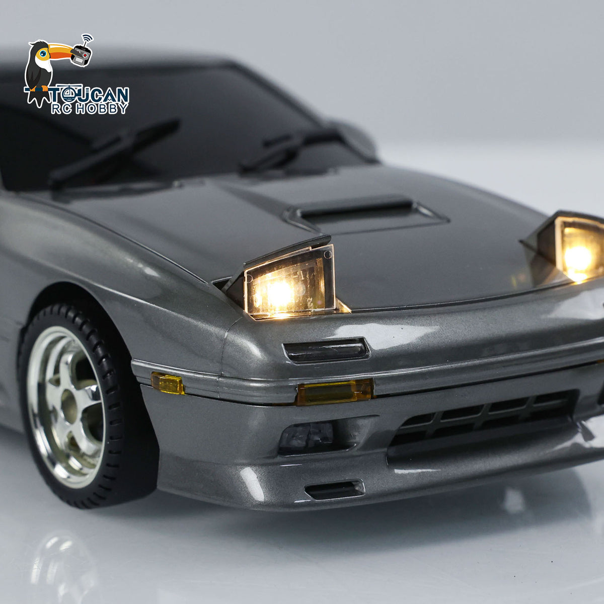 TOUCAN RC HOBBY LDRC 1/18 RX7 RC Racing Car RWD Gyroscope Wireless Control Drift Vehicles LD1802 Premium Mini Drift Design All-Nylon Chassis RC Model