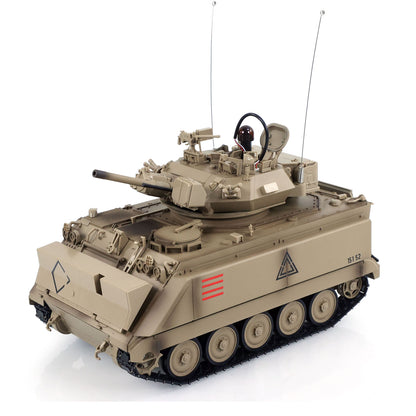 TOUCAN RC HOBBY TD 1/16 RC Military Tank M2412-A M113A1 MRV 320 Turret Rotary Barrel Recoil Elevation Infrared Driving Wheel Idlers Gearbox